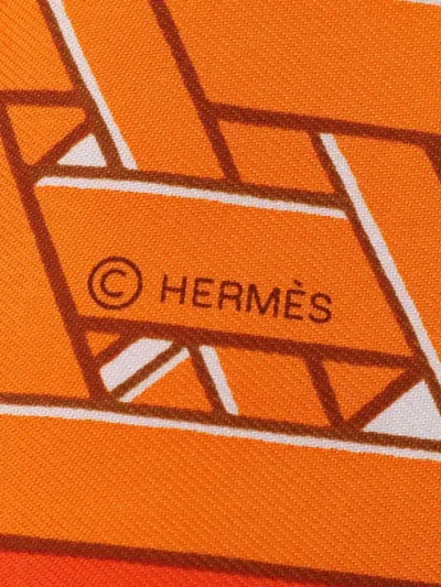 Pre-owned Hermes 20s Silk Scarf