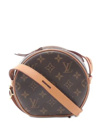 Pre-owned Louis Vuitton 2010s Boite Chapeau Souple Pm Monogram Shoulder Bag In Brown