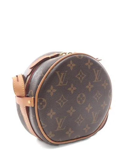 Pre-owned Louis Vuitton 2010s Boite Chapeau Souple Pm Monogram Shoulder Bag In Brown