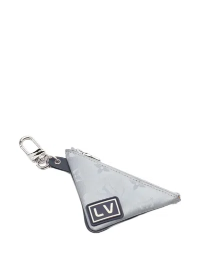 Pre-owned Louis Vuitton 2018 Porte-clé Coin Purse In Silver