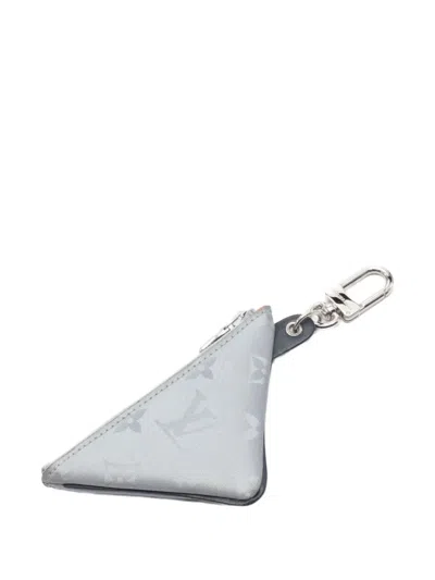 Pre-owned Louis Vuitton 2018 Porte-clé Coin Purse In Silver