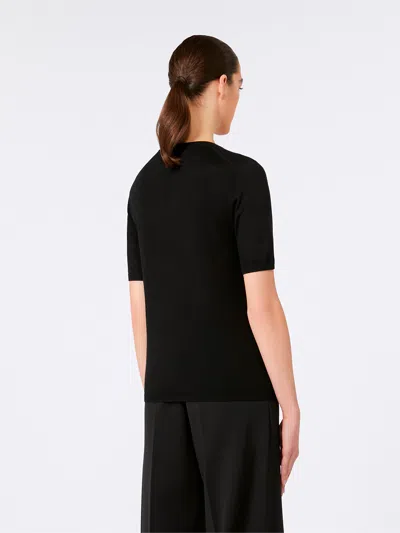 Max Mara Short-sleeved Basic Wool Sweater