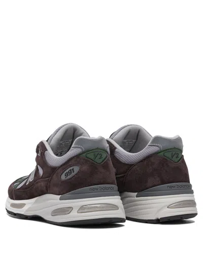 New Balance Miuk 991v2 Sneaker In Brown