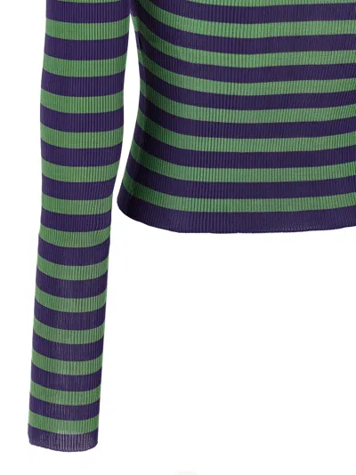 Dolce & Gabbana Striped Viscose Sweater Sweaters And Cardigans Multicolor