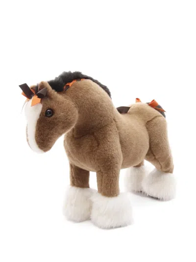 Pre-owned Hermes 2021 Elmy Pm Stuffed Toy In Brown