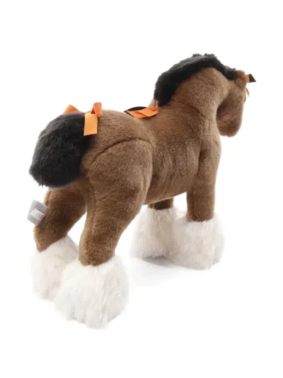 Pre-owned Hermes 2021 Elmy Pm Stuffed Toy In Brown