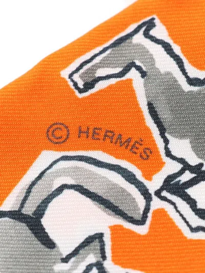 Pre-owned Hermes 2021 Chevaux En Liberte Silk Scarf