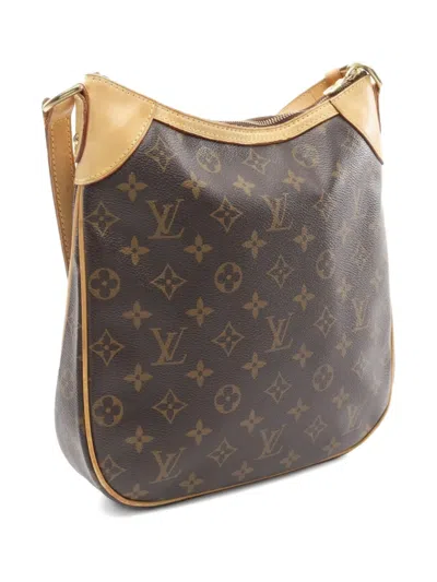Pre-owned Louis Vuitton 2012 Odeon Pm Monogram Shoulder Bag In Brown