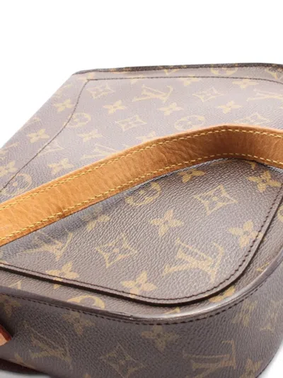 Pre-owned Louis Vuitton 2004 Sun Crew Gm Monogram Shoulder Bag In Brown