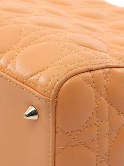 Pre-owned Dior 2010s Lady  Handbag In Orange