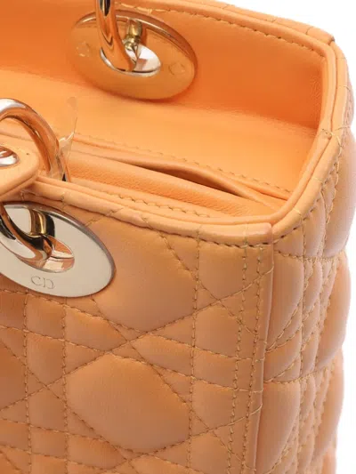 Pre-owned Dior 2010s Lady  Handbag In Orange