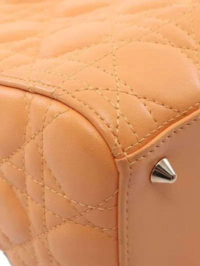 Pre-owned Dior 2010s Lady  Handbag In Orange