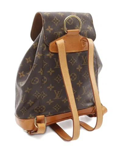 Pre-owned Louis Vuitton 1998 Montsouris Mm Monogram Backpack