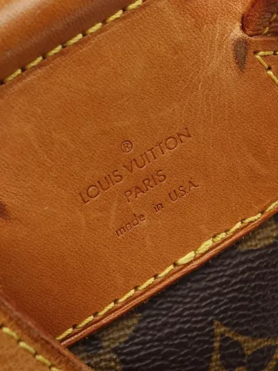 Pre-owned Louis Vuitton 1998 Montsouris Mm Monogram Backpack