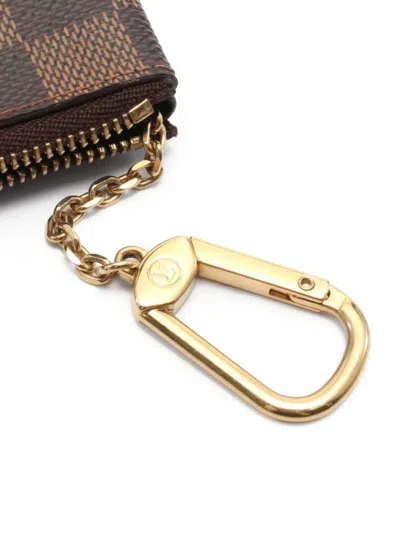 Pre-owned Louis Vuitton 2017 Pochette Coin Purse In Brown