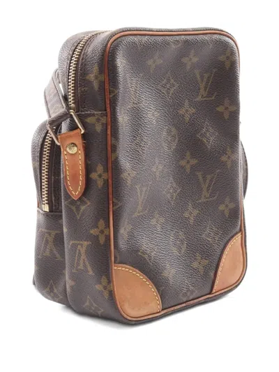 Pre-owned Louis Vuitton 2002 Amazon Monogram Shoulder Bag In Brown