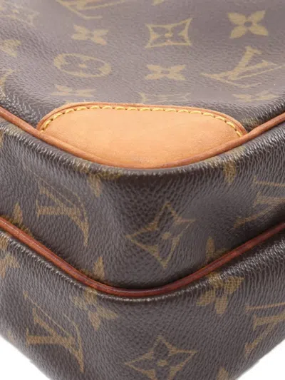 Pre-owned Louis Vuitton 2002 Amazon Monogram Shoulder Bag In Brown