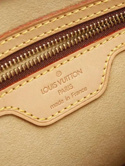 Pre-owned Louis Vuitton 2001 Looping Monogram Shoulder Bag In Brown