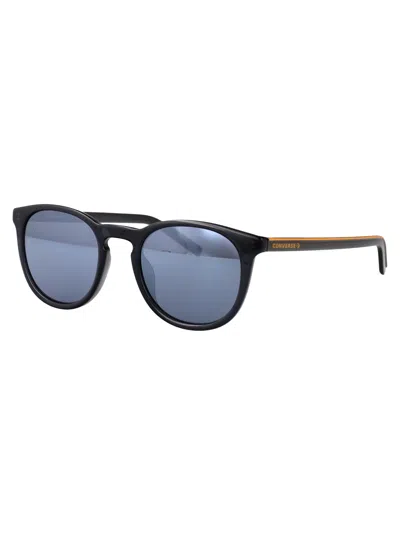 Converse Crystal Storm Wind Acetate Sunglasses In Blue