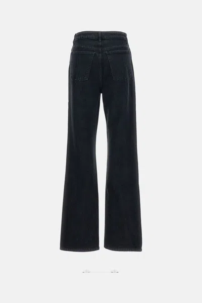 Khaite Danielle Jeans In Black