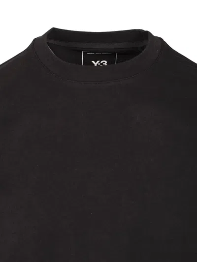 Y-3 Graphic Short Sleeve Tee T-shirt Black In Black