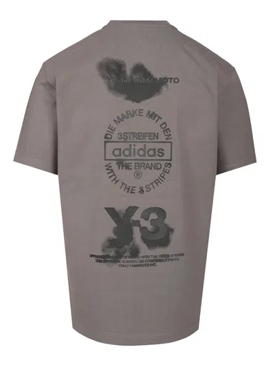 Y-3 Graphic Short Sleeve Tee T-shirt Grey