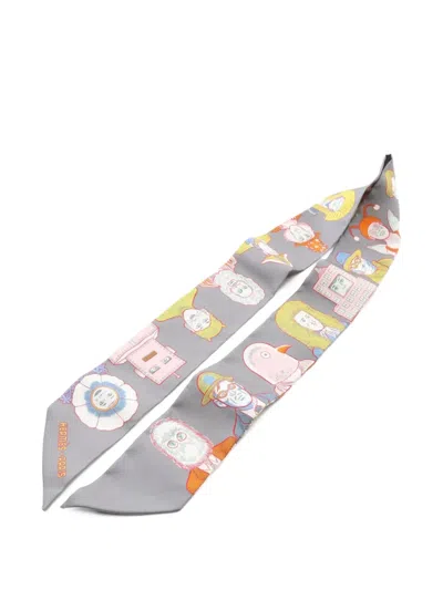 Pre-owned Hermes 2021 Dress Code Ribbon Silk Scarf