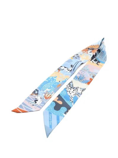 Pre-owned Hermes 2021 En Liberte Silk Scarf