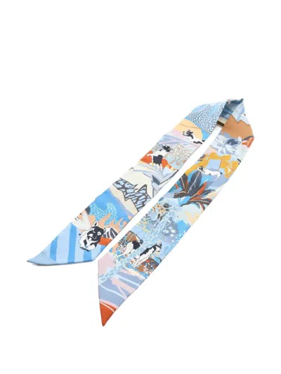 Pre-owned Hermes 2021 En Liberte Silk Scarf