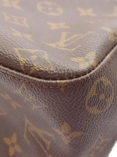 Pre-owned Louis Vuitton 2002 Looping Gm Monogram Shoulder Bag In Brown