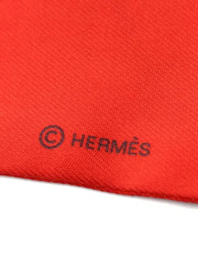 Pre-owned Hermes 2021 Tea Time Silk Scarf