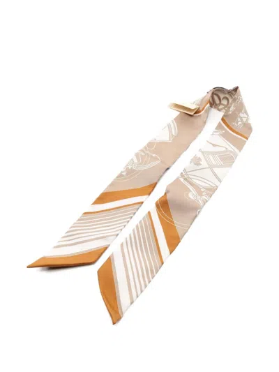 Pre-owned Hermes 2021 Ex-libris Ribbon Scarf