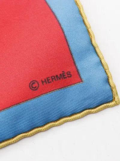 Pre-owned Hermes 2010s Carres 90 Les Feux De L'espace Silk Scarf