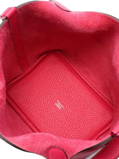 Pre-owned Hermes 2022 Picotin Lock Pm Handbag In Pink