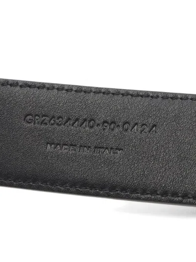 Pre-owned Saint Laurent 2021s Cassandra Belt Leather Black