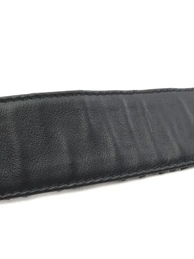 Pre-owned Dior 2010s Jacquard Buckle Belt