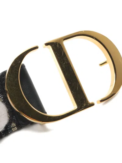 Pre-owned Dior 2010s Jacquard Buckle Belt