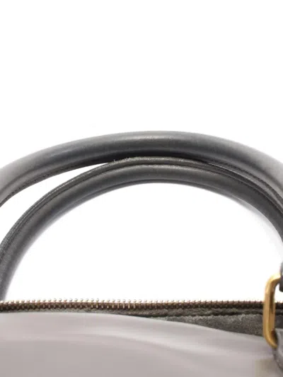 Pre-owned Saint Laurent 2000s Duffle 6 Two-way Handbag In Gray