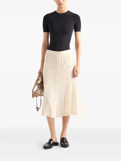 Prada Basic T-shirt In Black