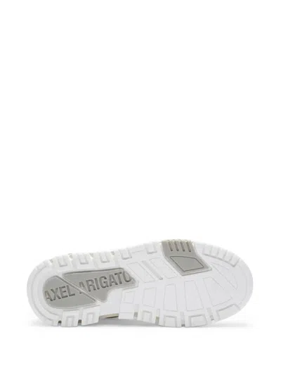 Axel Arigato Suede And Leather Sneakers With Cushioned Sole In White