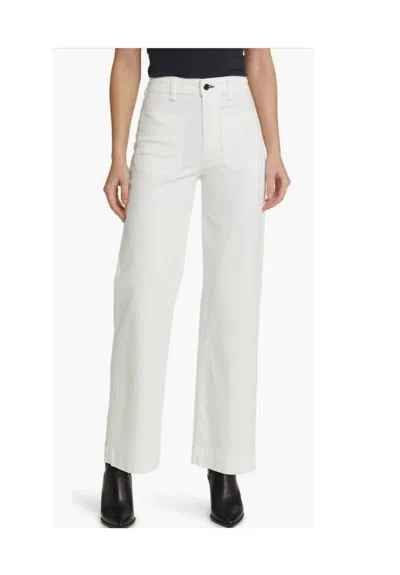 Askk Ny Sailor Twill Pant In Sand In White