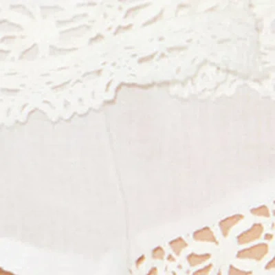 Isabel Marant Étoile Geana Tiered Ruffled Lace-trimmed Cotton-voile Shorts In White