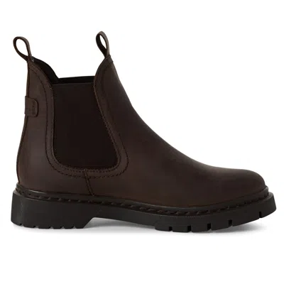 Tmrs Tamaris Womens Brown Leather Classic Chelsea Ankle Boots