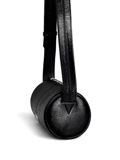 Zadig & Voltaire Le Doudou Vintage Patent Crossbody Bag In Black