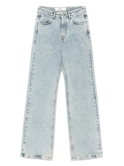 Séfr Tierra Trousers In Blue