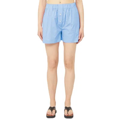 Hinnominate Blue Cotton Short In Blue