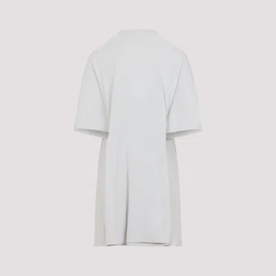 Balenciaga Semi Fitted Cotton T-shirt Dress In White