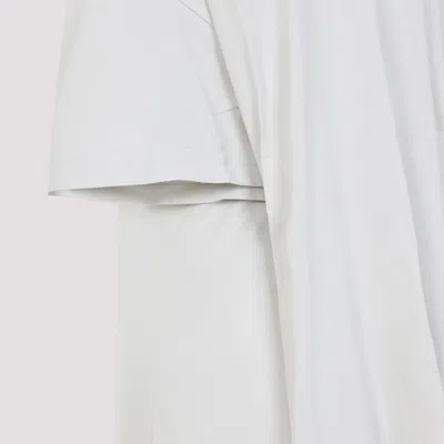Balenciaga Semi Fitted Cotton T-shirt Dress In White
