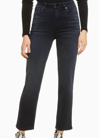 Le Jean Sabine High Rise Straight Leg Crop Jeans In Blue