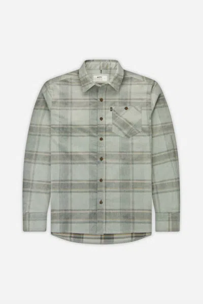 Jetty Men's Shoals Cord Shirt In Grey